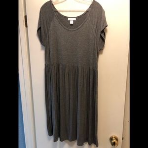 Motherhood maternity gray dress  large